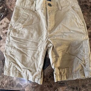 Place Tan Flat Front Shorts